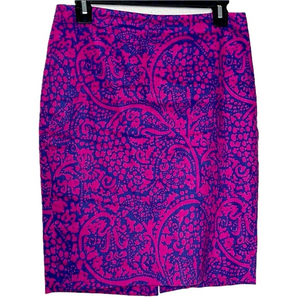 Ann Taylor Dresses & Skirts - Ann Taylor Linen Mini Skirt Pink / Purple